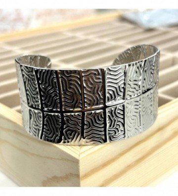 Pulseras brazaletes acero...