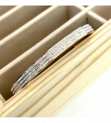 Pulseras brazaletes acero...