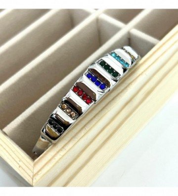 Pulseras brazaletes acero...