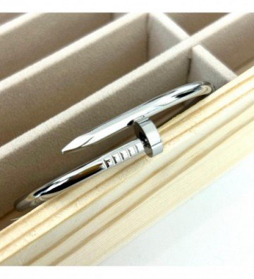 Pulseras brazaletes acero...