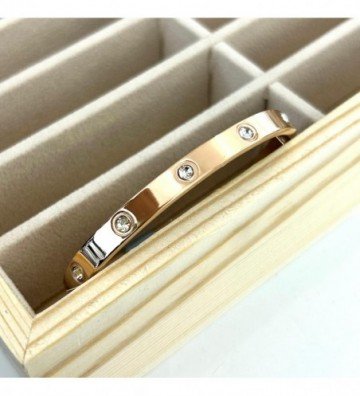 Pulseras brazaletes acero...