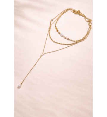 Collares acero Dorado...