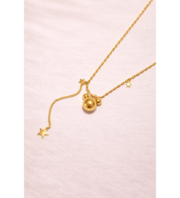 Collares acero Dorado...