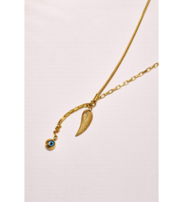 Collares acero Dorado...