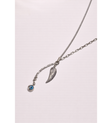 Collares acero Plateado...