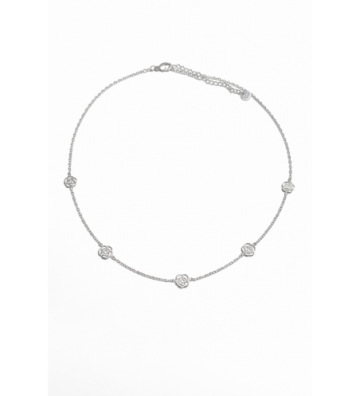 Collares acero Plateado...