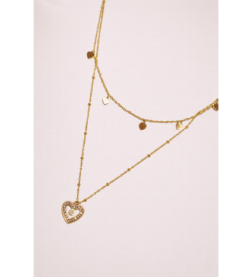 Collares acero Dorado...