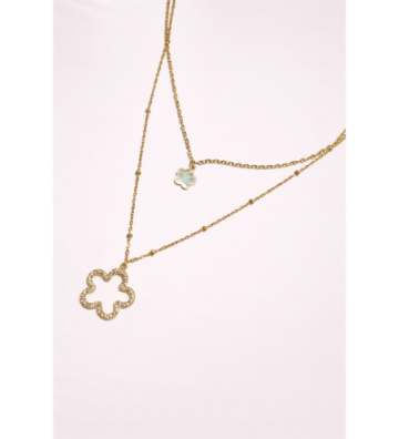 Collares acero Dorado...