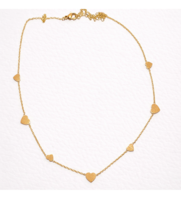 Collares acero Dorado...