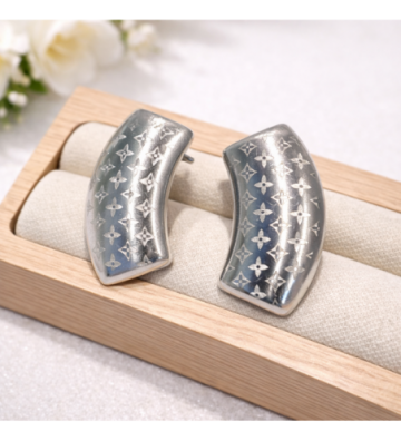 Pendientes acero Plateado...