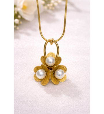 Collares acero Dorado...