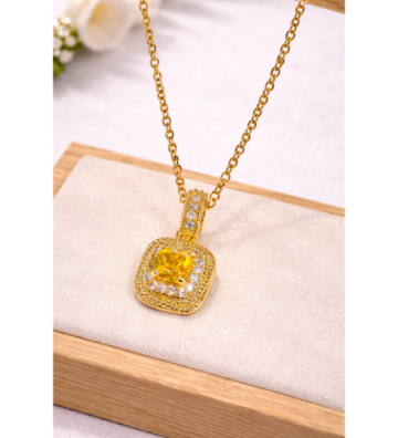 Collares acero Dorado...