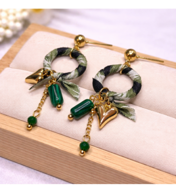 Pendientes acero Dorado...