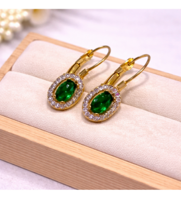 Pendientes acero Dorado...