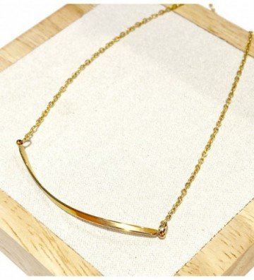 Collares acero Dorado...