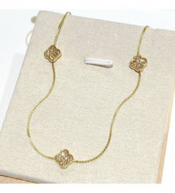 Collares acero Dorado...