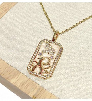 Collares acero Dorado...