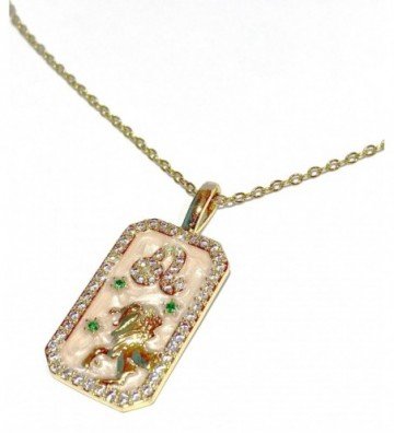 Collares acero Dorado...