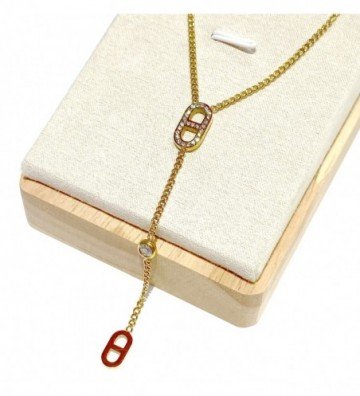 Collares acero Dorado...