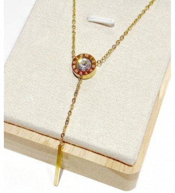 Collares acero Dorado...