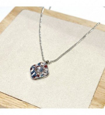 Collares acero Plateado...