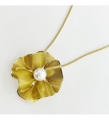 Collares acero Dorado...