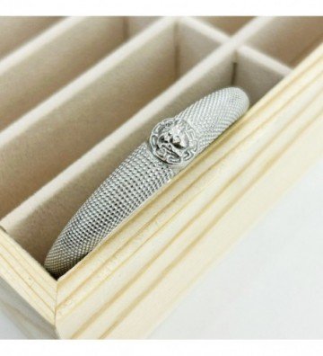 Pulseras brazaletes acero...