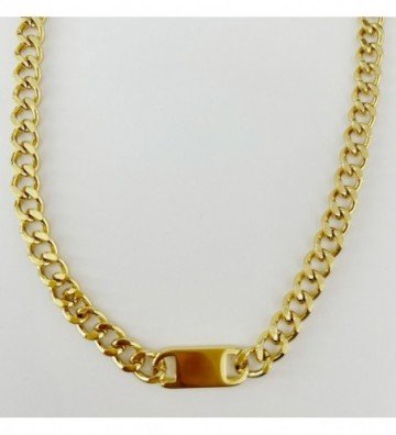 Collares acero Dorado...