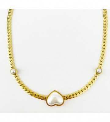 Collares acero Dorado...