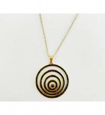 Collares acero Dorado...