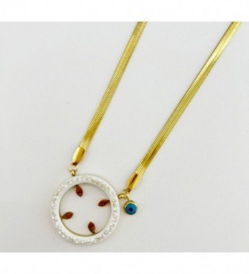 Collares acero Dorado...