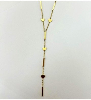 Collares acero Dorado...