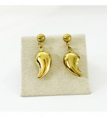 Pendientes acero Dorado...