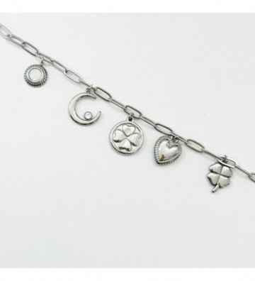 Pulseras brazaletes acero...