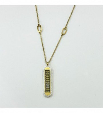 Collares acero Dorado...