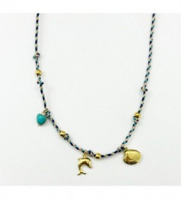 Collares acero Dorado...