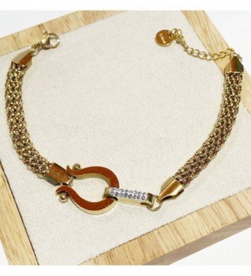 Pulseras brazaletes acero...