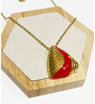 Collares acero Dorado...