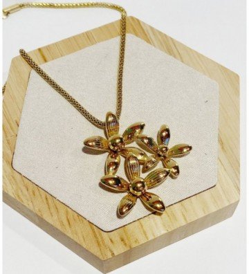 Collares acero Dorado...