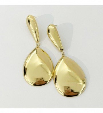 Pendientes acero Dorado...