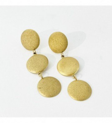 Pendientes acero Dorado...