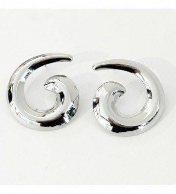 Pendientes acero Plateado...