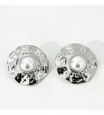 Pendientes acero Plateado...