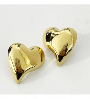 Pendientes acero Dorado...