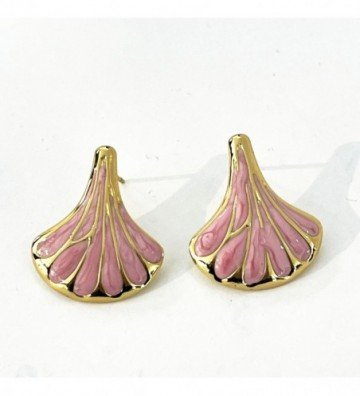 Pendientes acero Dorado...