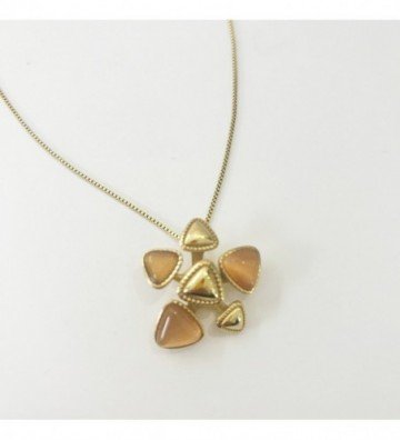 Collares acero Dorado...