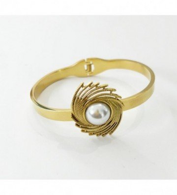 Pulseras brazaletes acero...