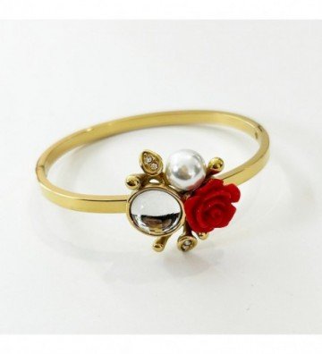 Pulseras brazaletes acero...