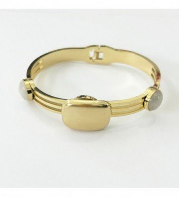 Pulseras brazaletes acero...