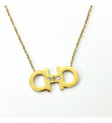 Collares acero Dorado...